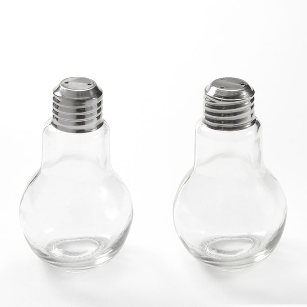 Glass Lightbulb Shaker Sets