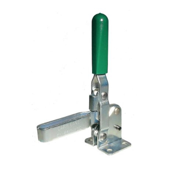 Carr Lane CL-652-VTC Vertical Toggle Clamp, T-Handle Open Arm -Steel (750lbs)