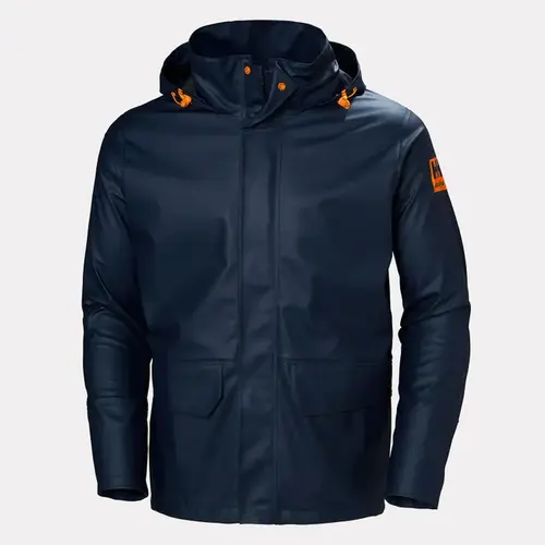HELLY HANSEN 70282 - Men's Gale Waterproof Rain Jacket - Navy