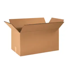 24 X 12 X 12 ECT48 DOUBLE WALL CORRUGATED CARTON 15/BD   HD241212DW