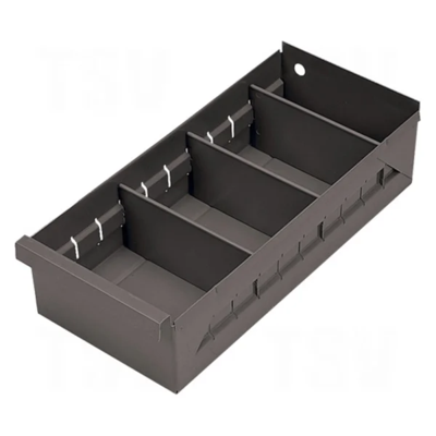 Replacement Drawer - Steel - 5-3/8" x 11-1/4" x 3-1/2" - Grey