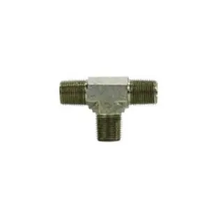 Tee, 1/8 in MPT x 1/8 in MPT x 1/8 in MPT, Steel