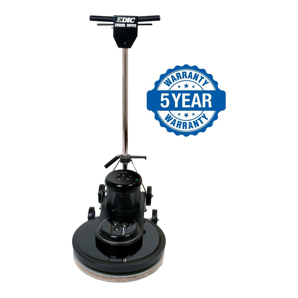 EDIC Saturn 20HS1500-BK-SV 20" High-Speed Floor Burnisher