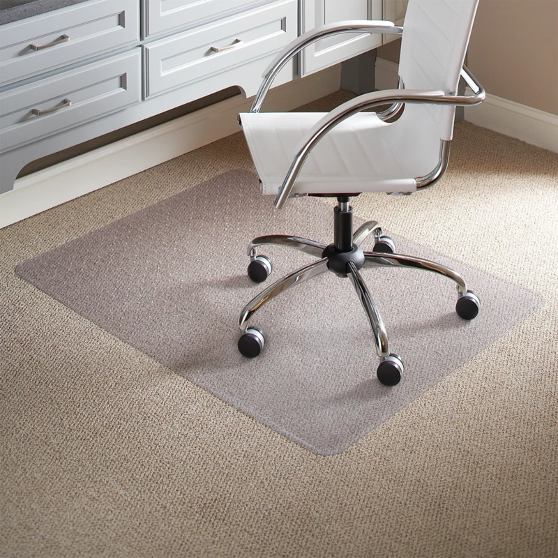 Rectangular Clear Chair Mat for Medium Pile Carpet 45" x 60"