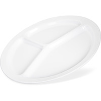 Carlisle 10", 3/4"D 3-Compartment Plates