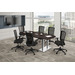 44021 HB CHAIR W/ARM BLKM212  NO SEAT