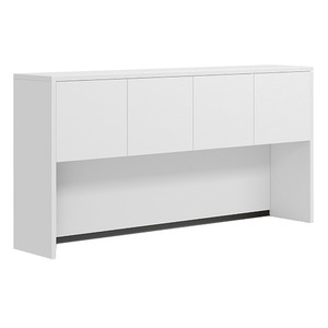 CLAHU1003- Hutch with 4 Laminate Doors- White