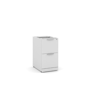 PL175 FILE/FILE PEDESTAL- WHITE