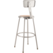 NPS 6230B NPS® 30" Heavy Duty Steel Stool with Backrest