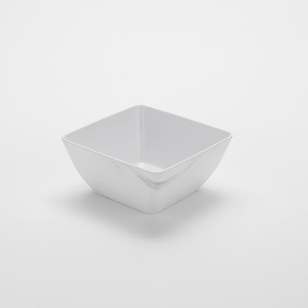 White Marble Melamine Bowls