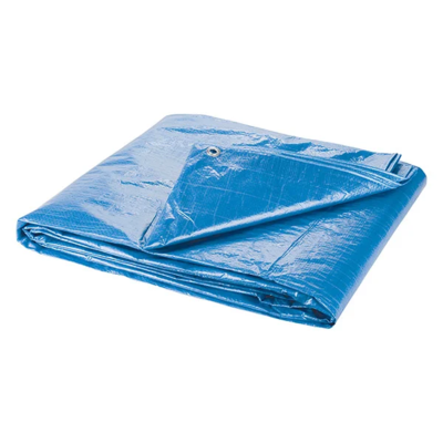 Polyethylene Tarp - 10' x 12' - 4 mil - Standard Duty - Blue