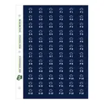 Helmet ID Adhesive Sticker Sheets