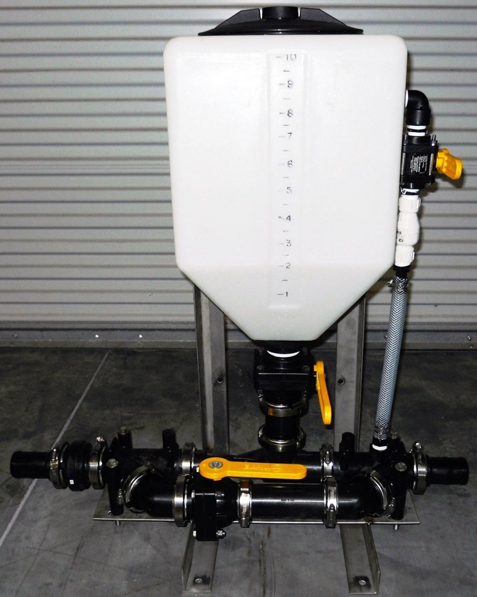 CCI Chemical Eductor Tank & Frame Sets Various Gallon Size Options