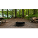 Custom logo fire ring for campground branding