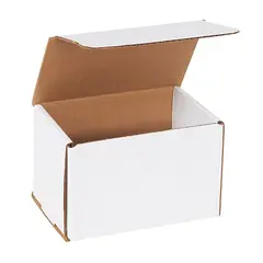 M644 6 X 4 X 4 ECT32B WHITE CORRUGATED MAILER, 50/BD