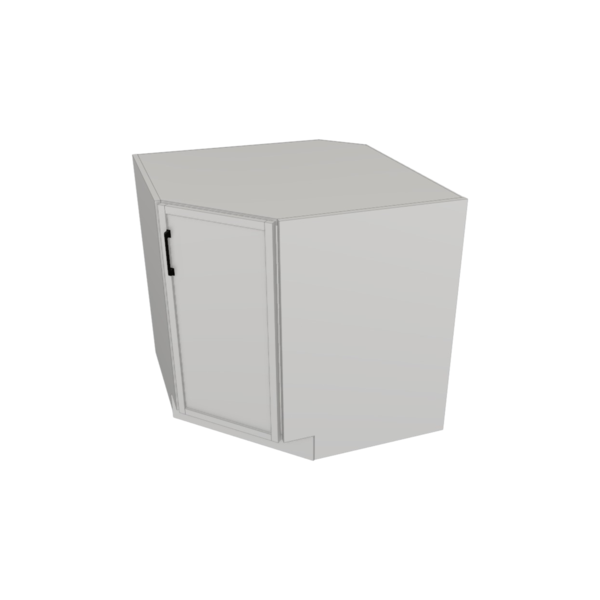 Fresno Pure White Box  Angle Sink Base Kit - 36"W X 34 1/2”H X 24”D