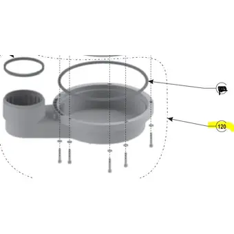 Condensate dish, gaskets, hardware