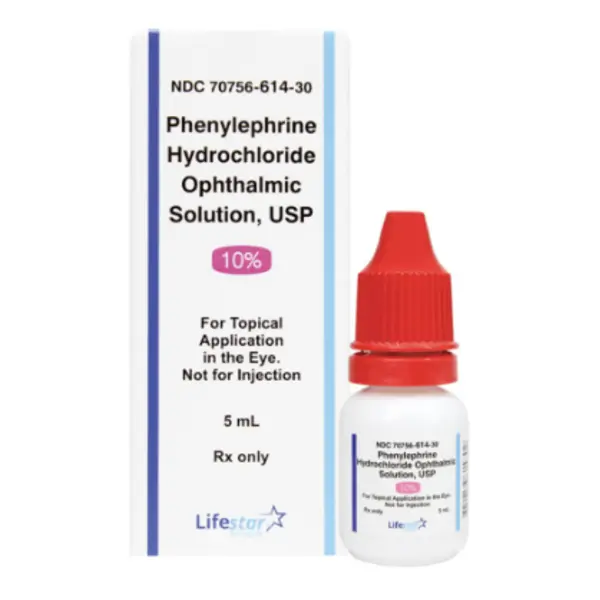 Phenylephrine 10%, 5mL LifeStar NDC 70756061430