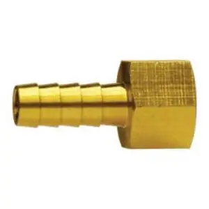 Rigid Adapter, 1-in Hose Barbed x 3/4-in MPT, Brass