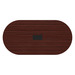 PL135T RACE TRACK SHAPE 71x35 TOP- MAHOGANY