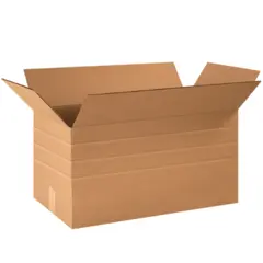 24 X 12 X 12 ECT32 MULTI DEPTH CORRUGATED CARTON MD241212  25/BD