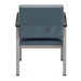 CHK32601 VITALITY MEDICAL CHAIR - Slate Blue, Silver Frame