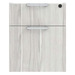 PL108 BOX/FILE HANGING PEDESTAL - Silver Birch