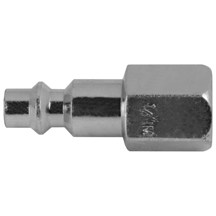 Industrial Steel Air Plug (1/4" Plug, 1/4" Female NPT) Bulk Packed