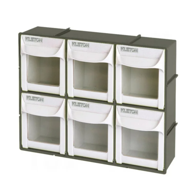 Tilt Bin Unit - Heavy-Duty - 11-3/4" x 3-1/2" x 9-3/4" - 6 Compartments