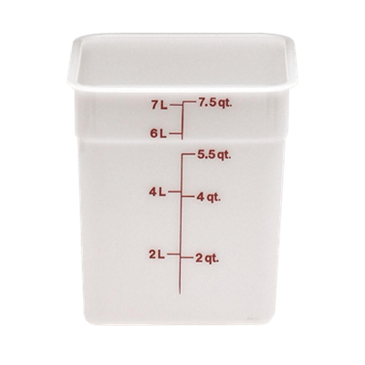 Cambro Poly 8 qt. CamSquare Containers