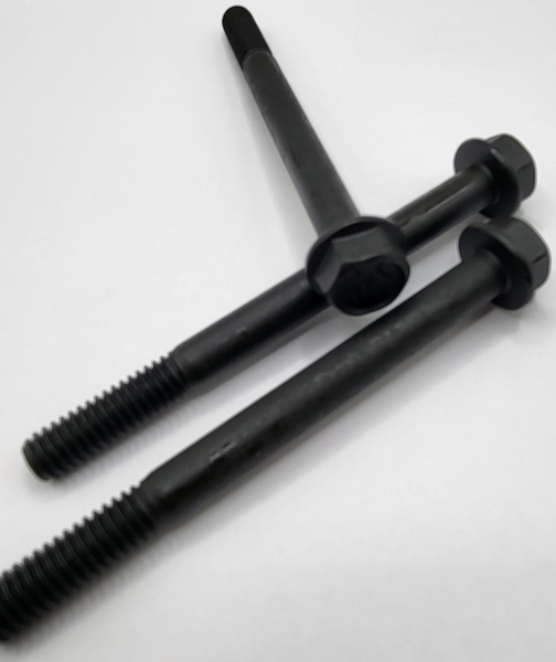 3/8" - 16 X 4" IFI-111 HEX FLANGE SCREW SAE J429 GR 8 ZINC PHOSPHATE AND OIL