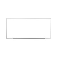 LUXOR WB9640W 96"W x 40"H Wall-Mounted Magnetic Whiteboard