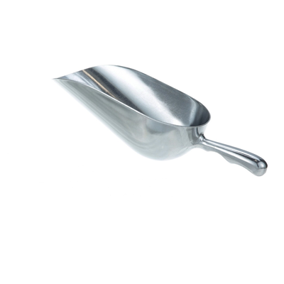 AllPoints 26-3818 Ice Scoop, 32 oz, Aluminum, Round Bowl
