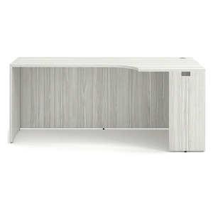 PL182R 71" PORKCHOP CREDENZA-RIGHT- Silver Birch