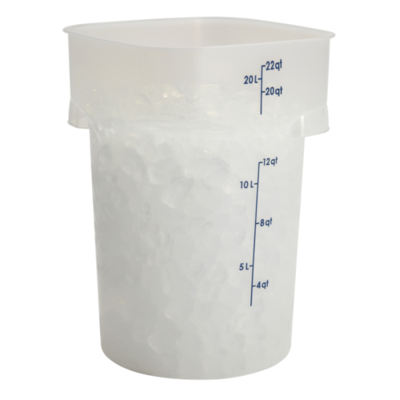 Cambro 22RFSPROPP190 FreshPro Camrounds, 22 Qt Food Storage Cont