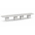 20' Classic Boat Shape Conference Table with Cube Base - Silver Birch