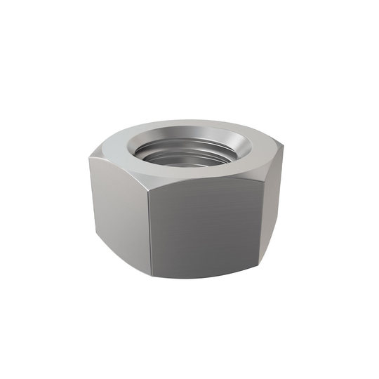 Jergens 12324 Hex Nut, 3/8-16, Ss