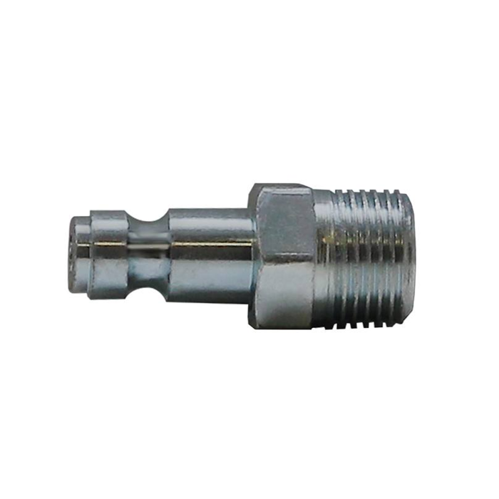 Automotive Steel Air Plug (1/4"Plug, 3/8 Male NPT) Bulk Packed