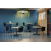 3085 BLACK BARSTOOL SEAT & BACK (NO FRAME, SEAT ONLY)