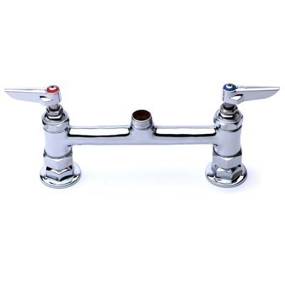 T&S Brass B-0220-CR-LN Mixing Faucet 8" C/C Deck Mount Base