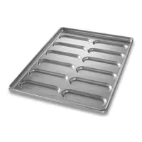 Chicago Metallic 41055 17-3/4" X 25-3/4" X 1-7/16" Overall Hoagie Roll Pan