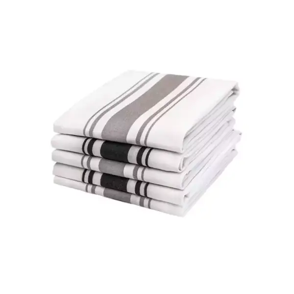 BORDER STRIPE 100%COT 21X32 40 OZ. KITCHEN TOWEL