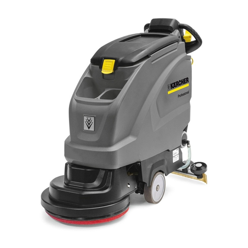 New Karcher B 40 W BP Walk-Behind Traction Drive Floor Scrubber w/ D 51 ORB disc scrub deck, 24v/138 AH AGM batteries, v shaped 