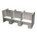 WEBBTYP15 - 67"H, 3-Pod, 4' x 2' Webb Typical - no power