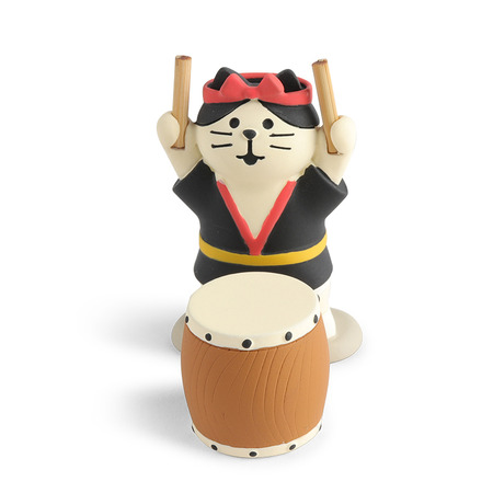 Figurine Matsuri Taiko Cat