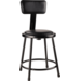 NPS 6418B-10 NPS® 18" Heavy Duty Vinyl Padded Steel Stool with B