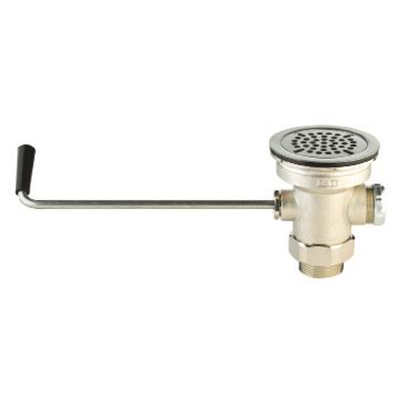 T & S Brass Twist Waste Valve w/Drain Adapter