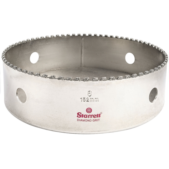 STARRETT KD0600-N 6'' (152mm) Diamond Grit Hole Saw