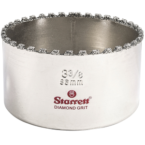 STARRETT KD0338-N 3-3/8'' (86mm) Diamond Grit Hole Saw
