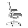 Propel Office Chair - White Frame with Grey Seat